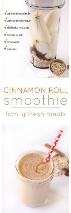 Cinnamon Roll Smoothie