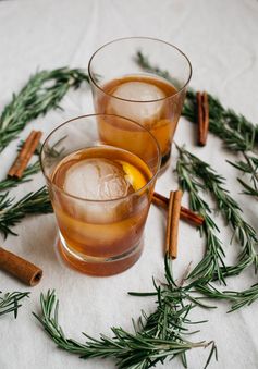 Cinnamon Rosemary Old Fashioned