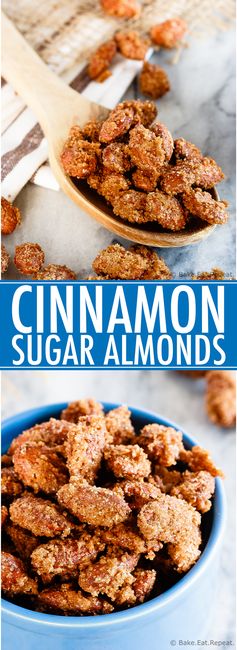 Cinnamon Sugar Almonds