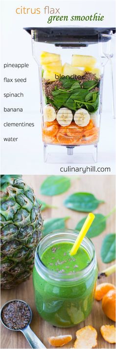 Citrus Flax Green Smoothie