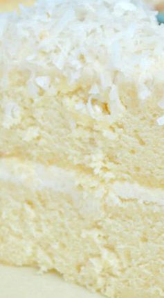 Coconut Cake with Coconut Cream Cheese Frosting