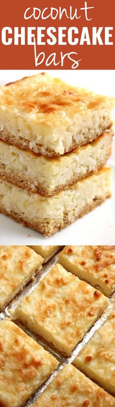 Coconut Cheesecake Bars