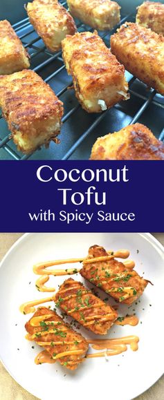 Coconut Tofu with Spicy Sauce