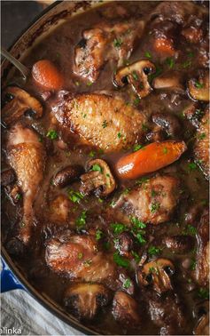 Coq Au Vin, the Ultimate One Pot Dinner
