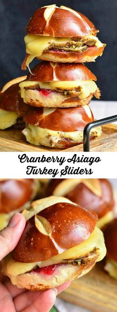 Cranberry Asiago Turkey Sliders