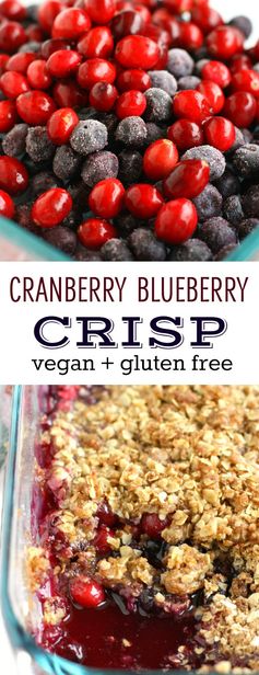 Cranberry Blueberry Crisp