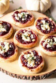 Cranberry Goat Cheese Tarts