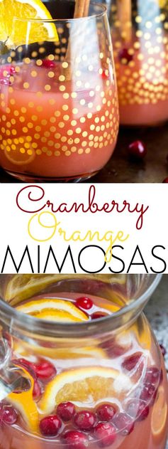 Cranberry Orange Mimosas