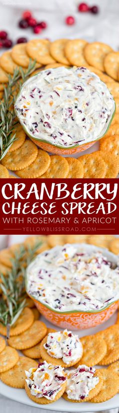 Cranberry Rosemary Cheese Spread