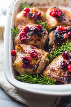 Cranberry Rosemary One-Pan Chicken