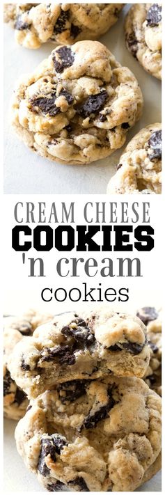 Cream Cheese Cookies 'N Cream Cookies