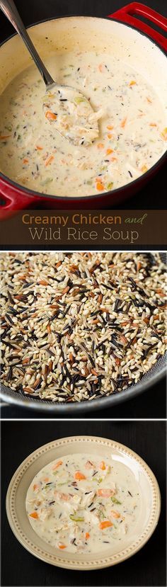 Creamy Chicken and Wild Rice Soup