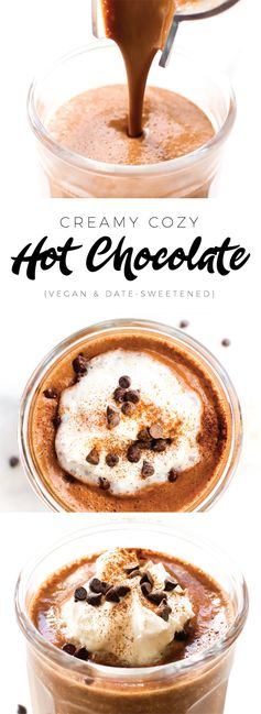 Creamy Cozy Date-Sweetened Hot Chocolate