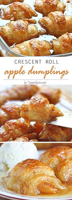 Crescent Roll Apple Dumplings