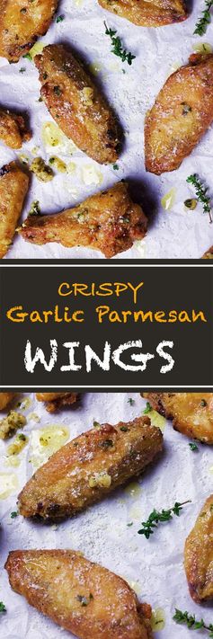 Crispy Parmesan Chicken Wings