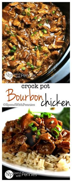 Crock Pot Bourbon Chicken
