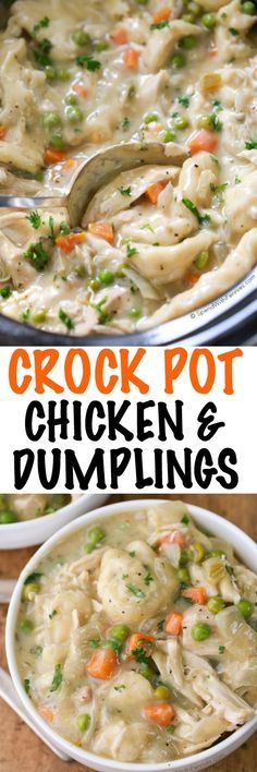 Crock pot Chicken and Dumplings