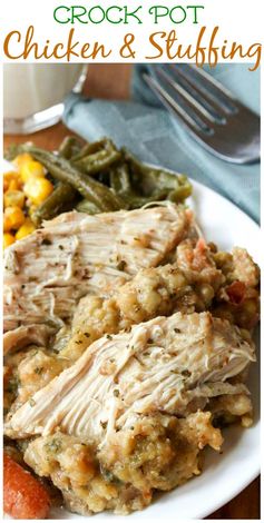 Crock Pot Chicken and Stuffing