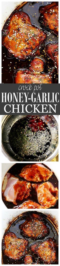 Crock Pot Honey Garlic Chicken