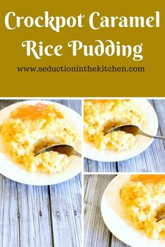Crockpot Caramel Rice Pudding