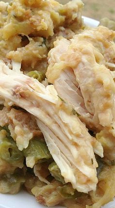 Crockpot Chicken and Stuffing