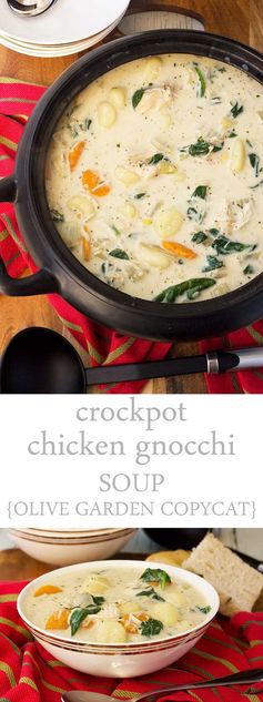 Crockpot chicken gnocchi soup (Olive Garden copycat