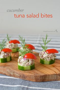 Cucumber Tuna Salad Bites