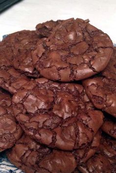 Dark Chocolate Brownie Cookies from Scratch