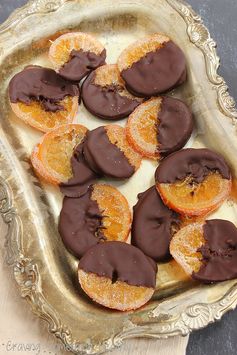 Dark Chocolate Covered Spiced Orange Slices