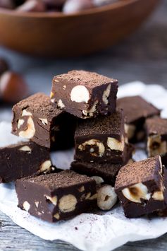 Dark Chocolate Hazelnut Fudge