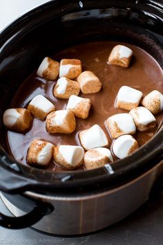 Decadent Slow Cooker Hot Chocolate