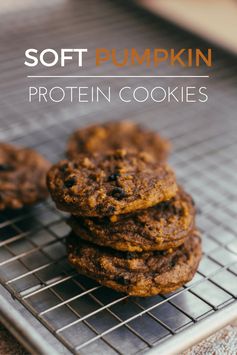 Delightful Pumpkin Chocolate Chip Protein Cookies