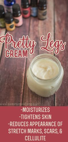 DIY Pretty Legs Cream Using Essential Oils