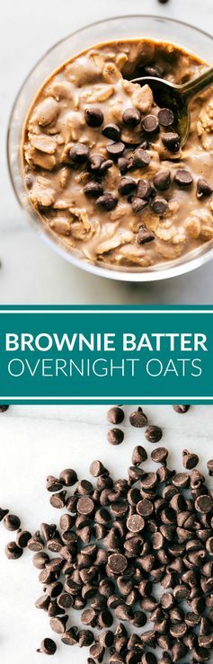 Double-Chocolate Brownie Batter Overnight Oats