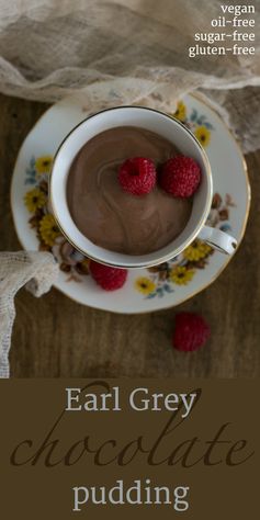 Earl Grey Chocolate Pudding