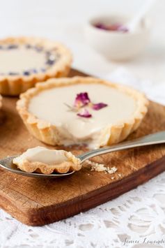 Earl Grey panna cotta tarts