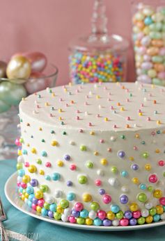 Easter Polka Dot Cake