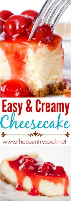 Easy and Creamy Cheesecake