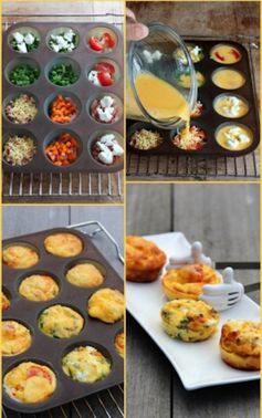 Easy Breezy Super Healthy Breakfast Egg Muffins