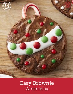 Easy Brownie Ornaments