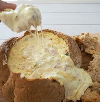 Easy Cheesy Cobb Loaf Dip