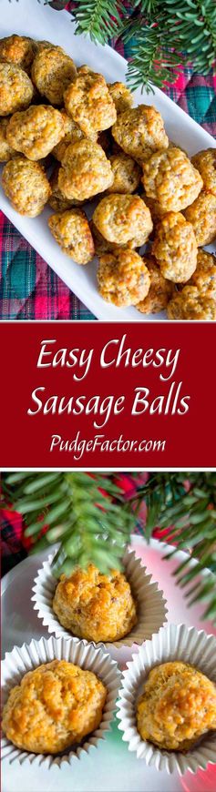 Easy Cheesy Sausage Balls