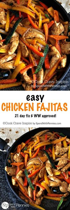 Easy Chicken Fajitas