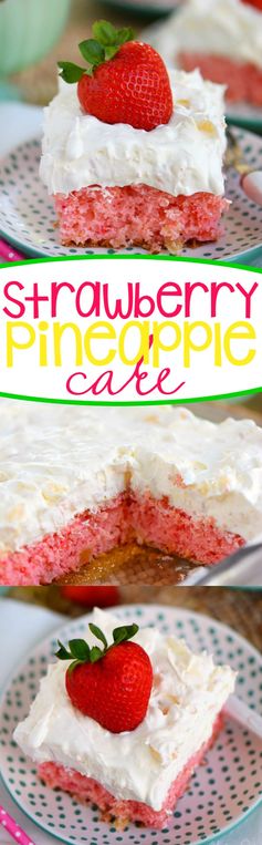 Easy Strawberry Pineapple Cake