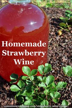 Easy Strawberry Wine