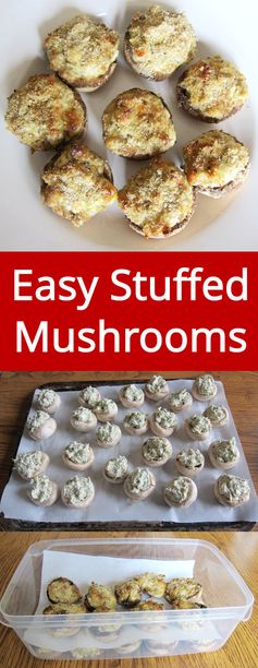 Easy Stuffed Mushrooms