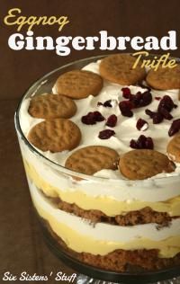 Eggnog Gingerbread Trifle