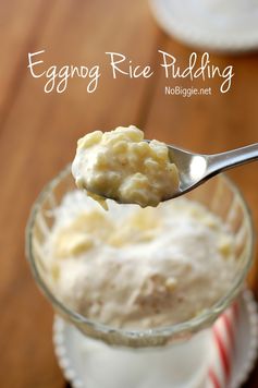 Eggnog Rice Pudding