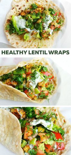 Evolved lentil wraps