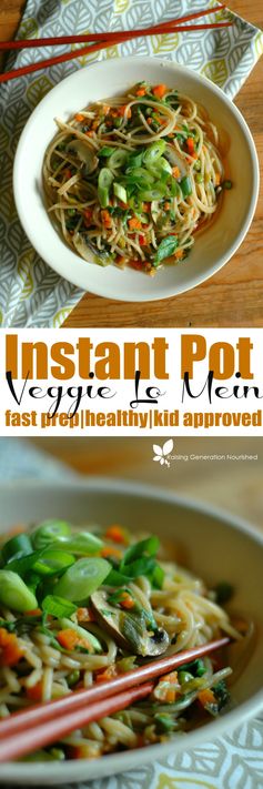 Fast Prep Instant Pot Vegetable Lo Mein